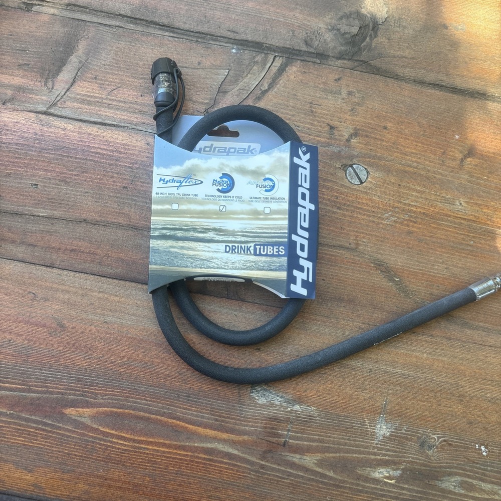 Hydrapak Hydra Fusion Drink Tube Charcoal Black Insulated A138